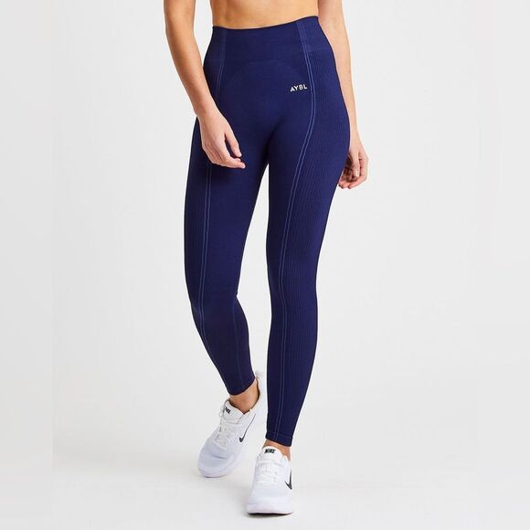 AYBL Reflex Seamless Leggings - Royal Blue small NWT in packaging - Picture 1 of 5